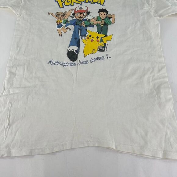 2000 Nintendo Pokémon Ash Pikachu T Shirt Youth Size M T-Shirt VTG Cartoon Anime - Picture 4 of 11